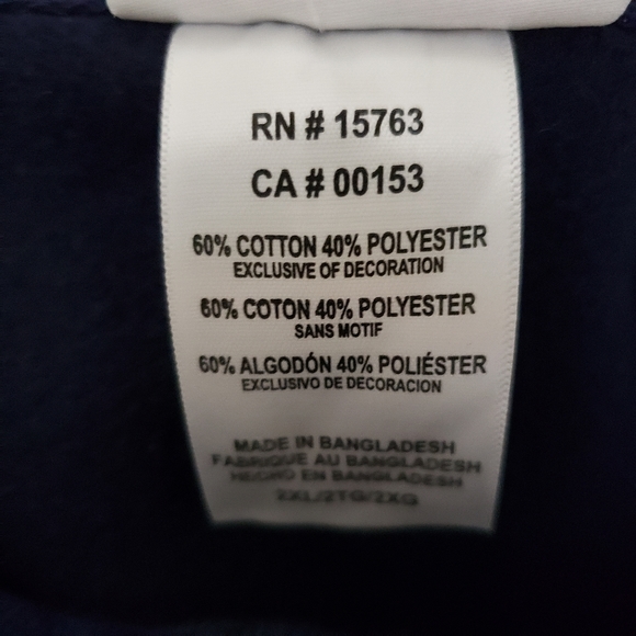 Georgia Tech Yellow Jackets Hooded Sweatshirt Pullover Jacket Men's XXL NWT - Picture 7 of 7